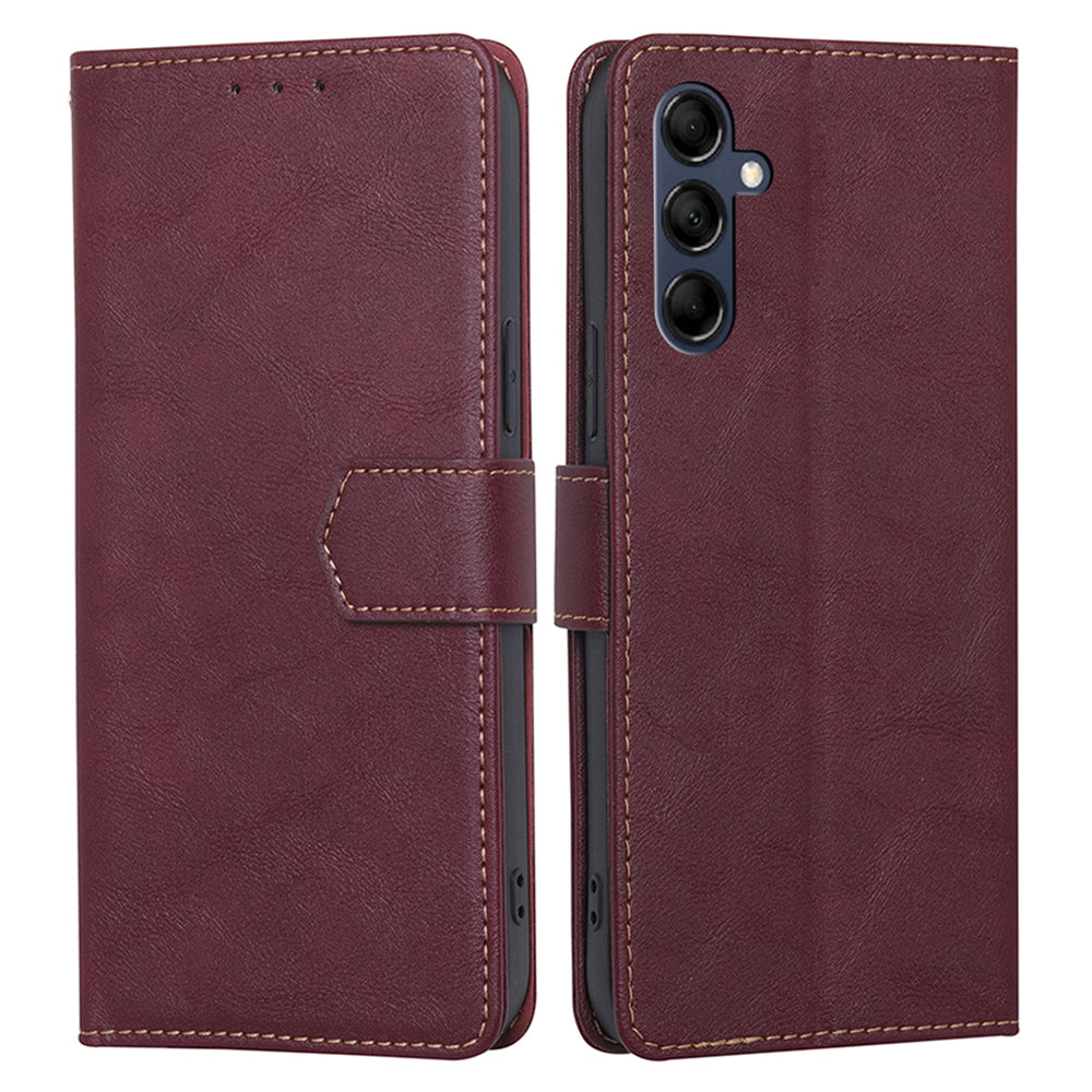 For Samsung Galaxy M14 5G Phone Wallet Case PU Leather RFID Blocking Cowhide Texture Stand Phone Cover For Samsung Galaxy M14 5G Phone Wallet Case PU Leather RFID Blocking Cowhide Texture Stand Phone Cover